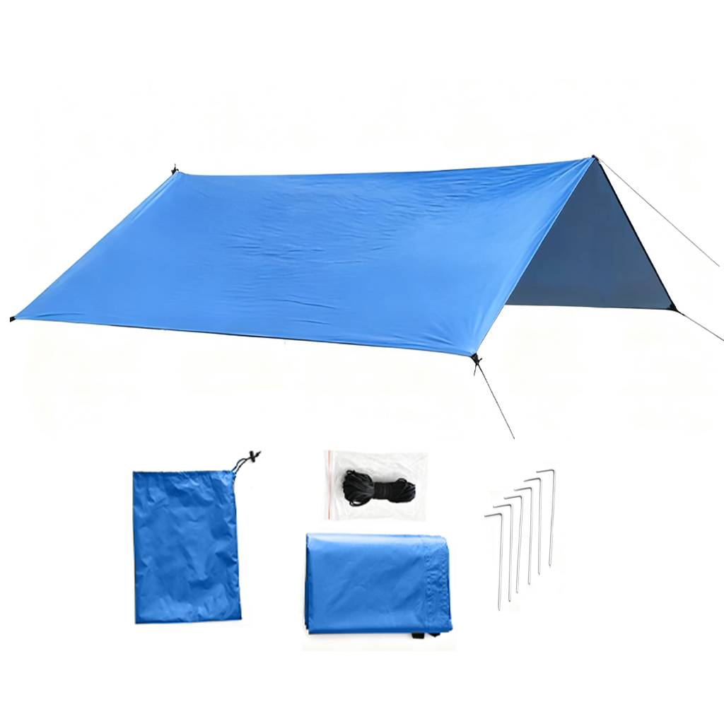 Hammock Rain Tarp - DANCHEL 3x3m Plandeka Kempingowa Wodoodporna Markiza