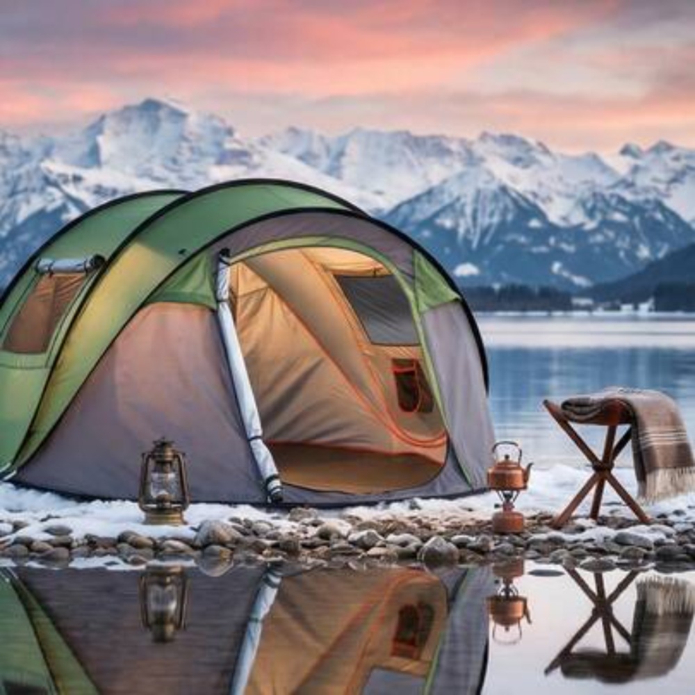 Outdoor Adventure Tent - Namiot kempingowy dla 4 osób, szybki