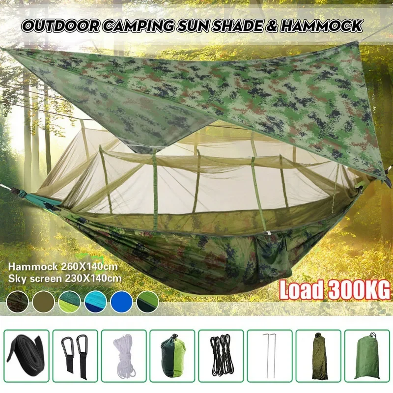 Hammock Rain Tarp - Lekki przenośny hamak kempingowy i markiza