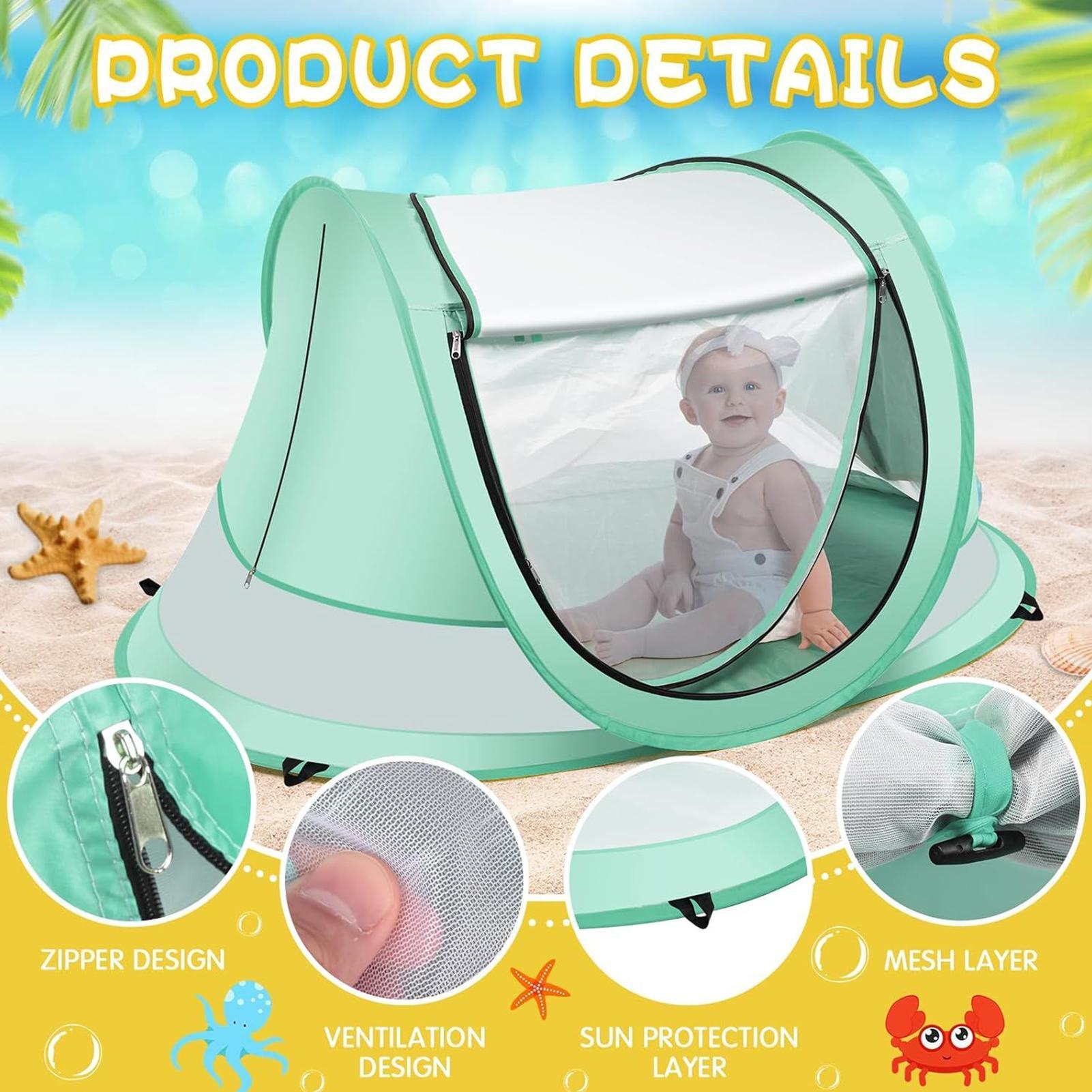 Namiot plażowy dla maluchów, n – Outdoor Adventure Tent recenzja i cena