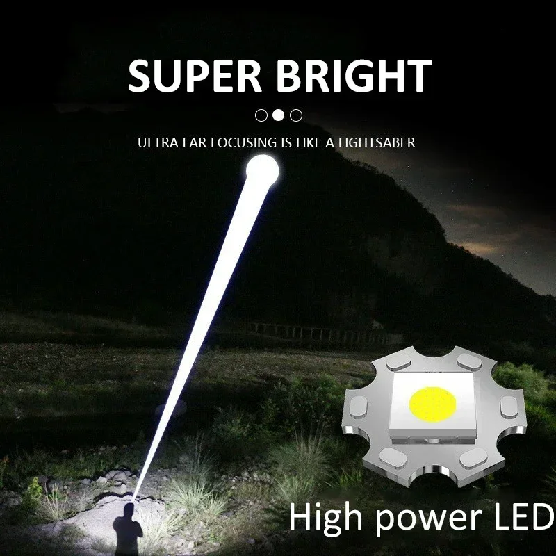 Mocna latarka LED 900000LM z f – Outdoor Adventure And Travel recenzja i cena