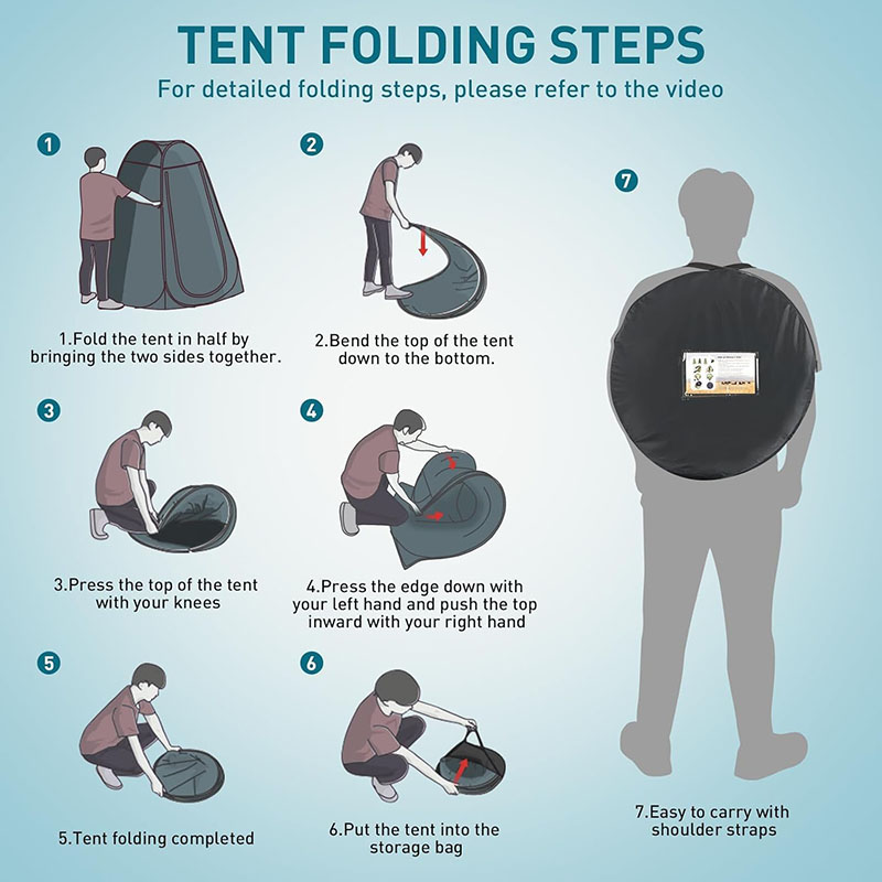 ‌ Przenośny namiot toaletowy z – Outdoor Adventure Tent recenzja i cena