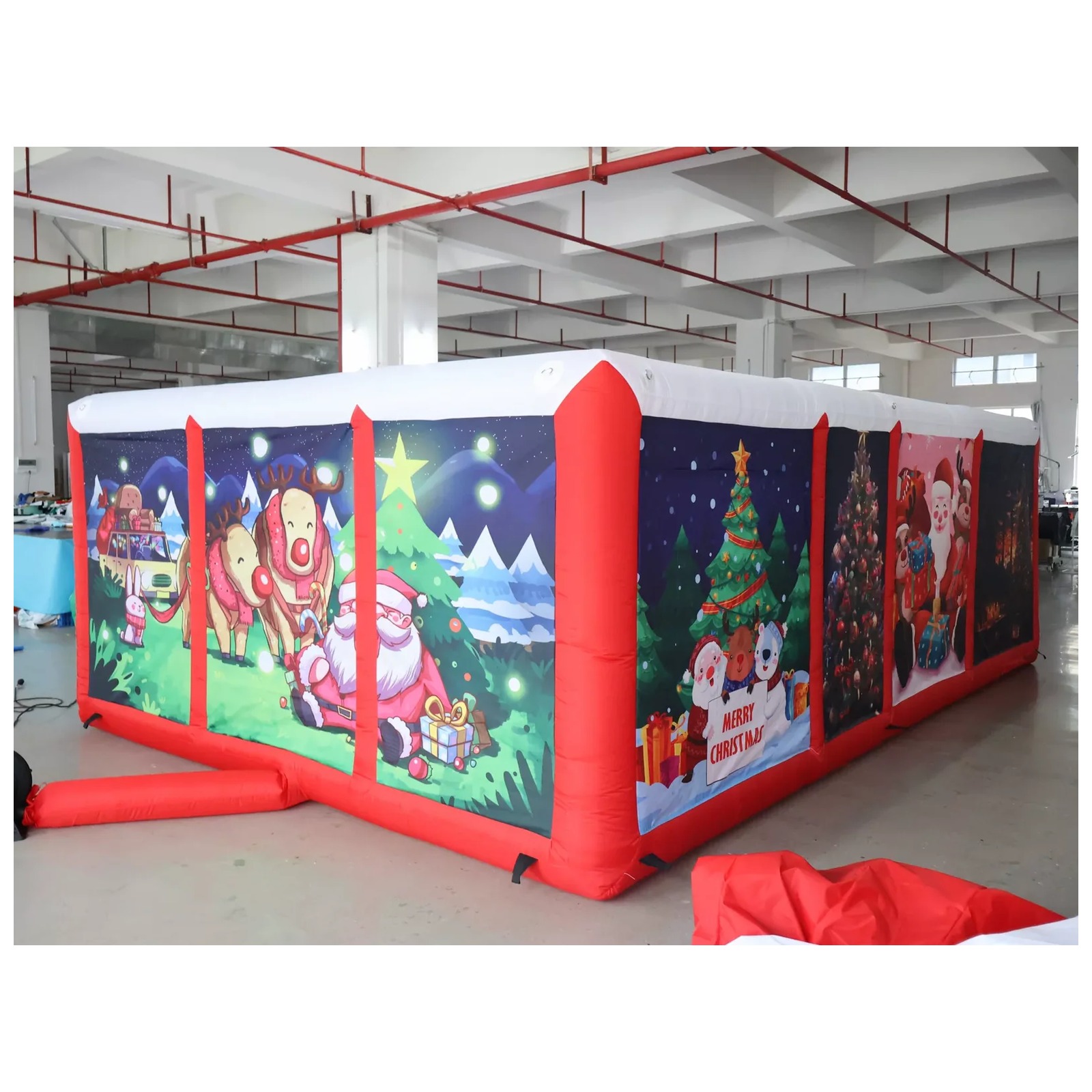 Czerwony, nadmuchiwany labiryn – Outdoor Adventure Kids Party recenzja i cena